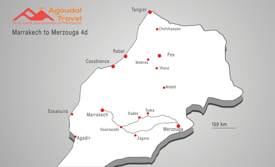 Marrakech to Merzouga 4D